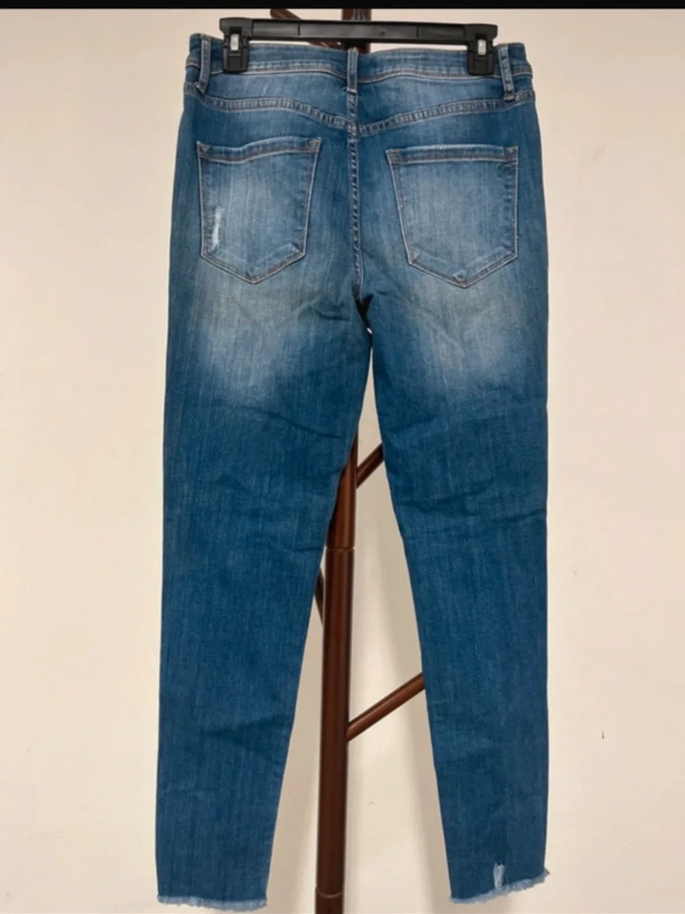 American Rag Medium Blue Denim Jeans with Contrast Stitching